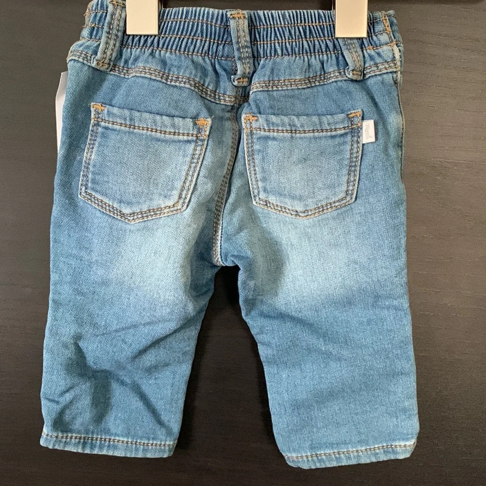 OshKosk B’Gosh Embroidered Detachable Suspender Jeans